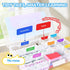 265 Set JoyCat Phonics Magnetic Letter Tiles- Hooked on Phonics, ABC Reading Games with Word-Building Folder & Storage