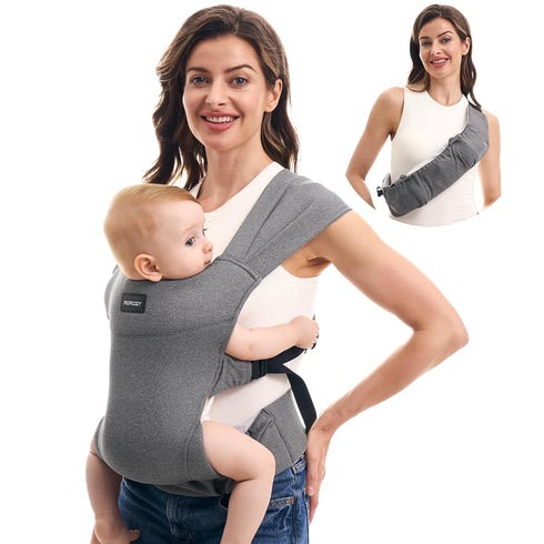 Momcozy Portable Baby Carrier Compact & Lightweight, Adjustable for Travel, Fold &