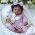 18 Inch Set 3+ WOOROY Realistic Reborn Baby Dolls Black Girl African American Newborn Doll, Lifelike Real Life