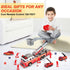 360 3 4 5 6 deAO Fire Truck Toys for Boys with Lights and Sounds,RC Remote Control Firetruck with Fodable Rotating