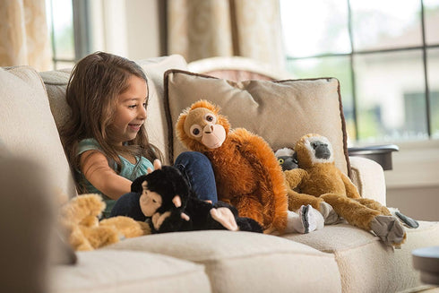 Wild Republic Marmoset Monkey Plush Toy, 22" Hanging Stuffed Animal, Kids Gifts