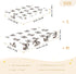 CZXW 52" 28" Cow Print Bows Crib Sheets Fitted x Natural Cotton Soft & Breathable for Baby Crib Mattress