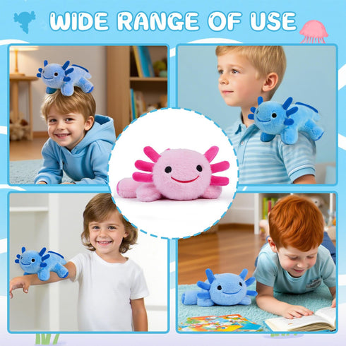 CHEEKYNEWT CO. 8.66" Christmas.(Pink,1 Pack) Axolotl Plush Toy,Axolotl Stuffed Animal, Axolotls Toy,Birthday Gift