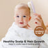 Wooden Baby Hair Brush for Toddler Girls, Boys - Cradle Cap Brush for Babies, Soft Goat Bristles, Perfect Gentle Scalp