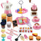 Pretend Tea Party Set for Little Girls, 48 PCS Coffee Maker Set