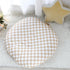 DILIMI Nursing Pillow Cover and Newborn Lounger Cover for Babies, Infant Lounger Cover, Light Brown Checkerboard
