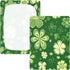 Bseiialft 52 28 Shamrocks Clover Leaves St Patrick Crib Sheets for Boys Girls Soft and Breathable Cotton Baby Sheets