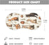 JUZIHAI 22 11 Inch, 2 Pack Woodland Animals Muslin Baby Burp Cloths Soft Absorbent Cotton Burping Cloth Burping Rags