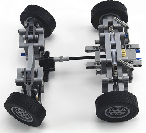 Technical Tires and Wheels Set, Compatible with Major Brand Building Block Brick Toy Accessories, Tyres Dia 62x20 (4pcs)