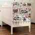 Watercolor Cow Boho Floral Baby Blanket - Farm Animals Flannel Swaddle Blanket for Boys and Girls, 30x40