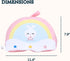 PixieCrush Wonder Products - Set of 5 Mini Cat Stuffed Plush Kittens with Rainbow Bag