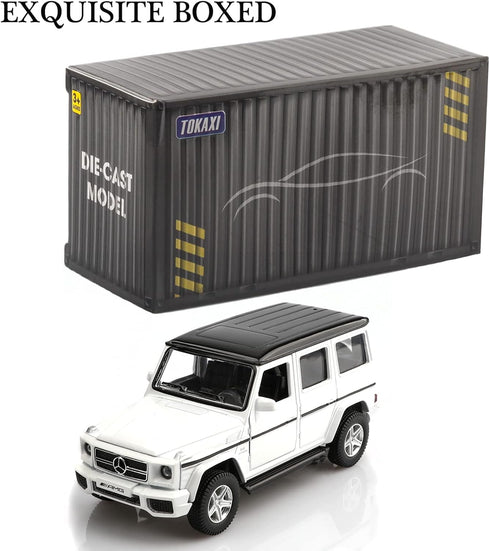 1/36 Scale Mercedes Benz AMG G63 Diecast Model Cars, Pull Back G Wagon Toy Cars for Boys and Girls