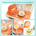 CUTE STONE Pretend Play Kitchen Sink Toys - Cooking Stove with Realistic Light and Sound