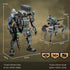 6021 Set, 14+ MyBuild Armed Forces Alpha Fire Support Robot Building Kit, Heavy Tactical Mech with Missile Pod