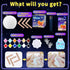 Paint Your Own Moon Lamp Kit, DIY 3D Moon Light, Galaxy Lamp, Arts & Crafts Kit for Teens Boys Girls, Birthday Gifts