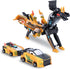 Hjhyqex 2-in-1 Transformation Dinosaur Car Toy - Magnetic Collision Robot Cars for Kids