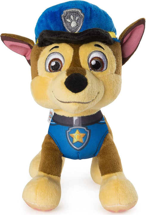 Paw Patrol 8” Chase Plush Toy, Standing Plush with Stitched Detailing, for Ages 3 and Up