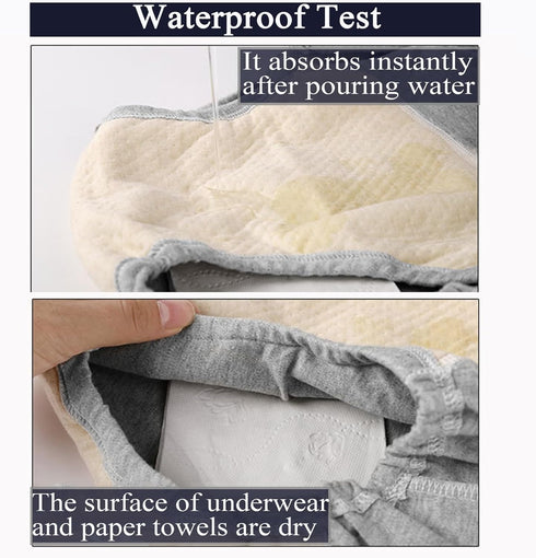 MKKBOB Panties for Incontinence Diapers for Women Heavy Absorbency,Cotton Comfort Care Incontinence Panties Leakproof