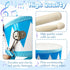 Kids Drum Set, 8 Inch Wooden Drum Toys, Educational Baby Drum with Adjustable Strap and 2 Drumsticks, Sensory Musical