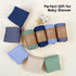 100% 20"X10" 5 Pack Unnivoll Muslin Burp Cloths for Baby Cotton Burping Cloths for Boys Girls Large Extra Soft