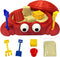 HouseBegan Mini Crab Sandbox Zen Garden for Desk, Desktop Sand Box with Lid