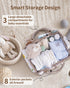 CEI-CEI Baby Diaper Caddy Organizer with Handle, Large Portable Nursery Storage Basket for Newborn Essentials, Changing