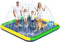 Splash Pad for Kids & Dogs, EPN 140"-100" Extra Large Non-Slip Sprinkler