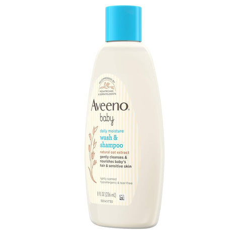 Aveeno Baby Wash & Shampoo, Tear-Free, Fresh, 8 Oz