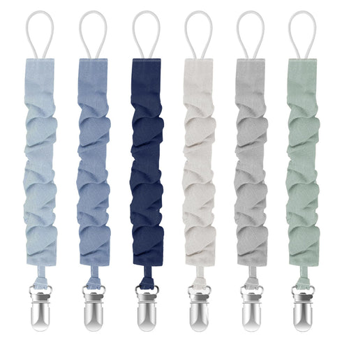 Pacifier Clips for Baby Boys and Girls, Pacifier Holders for Teething Relief