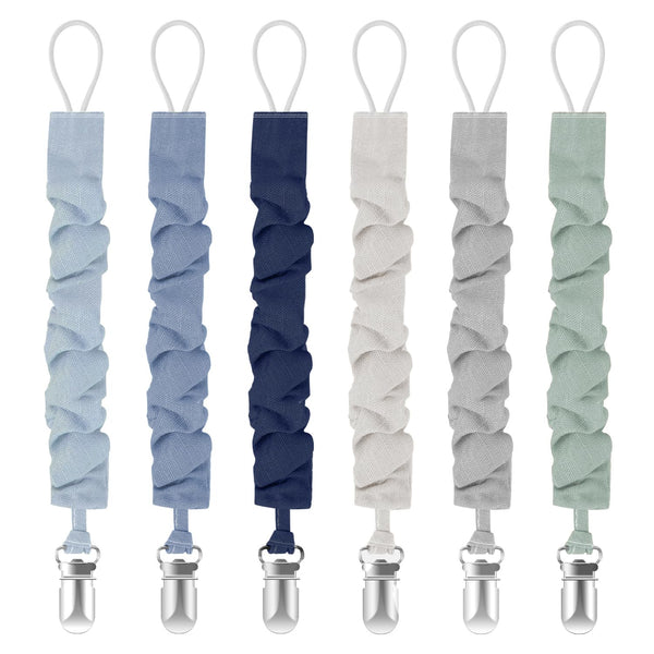 Pacifier Clips for Baby Boys and Girls, Pacifier Holders for Teething Relief