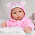 17-inch Aori Baby Dolls Realistic, Lifelike Soft Body Baby Girl That Look Real with Feeding Kit Included, Ideal Gift