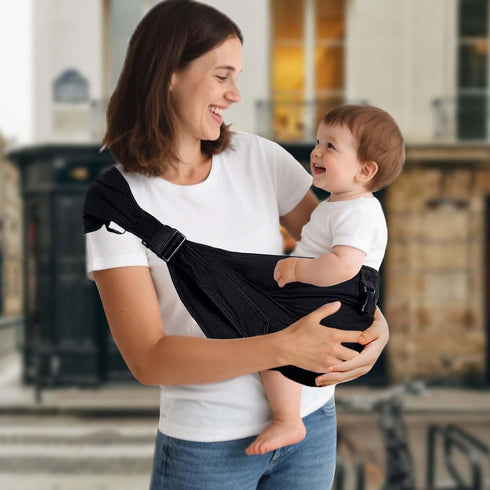8-35 lbs, Baby Sling Carrier Newborn to Toddler, Lightweight Baby Carrier Sling, Baby Wrap Sling, Baby Hip Seat Carrier