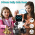 okk Robot Toys for Kids - Programmable Remote Control Robot with Coin Piggy Bank, LED, and Tray