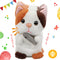 Hopearl Talking Kitty Plush Toy, Repeats What You Say, 7'' Interactive Cat Gift for Toddlers