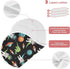Qinllo 2 Pack 22"x11" Muslin Burp Cloths Space Dinosaur Spaceship Black Print Cotton Baby Burp Cloths Ultra Absorbent