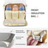 NZOOHY Mommy Backpack Cute Elephant Personalized Diaper Bag with Name Large Capacity Bag Multi-Function Travel for Mom
