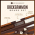 Get The Games Out Classic Backgammon Set - 2 Players - Best Strategy & Tip Guide - Available in Brown, Medium Sizes