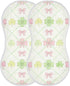 decor gift 4 Pack 22x11in Cotton Baby Burp Cloths Easy Care St Patricks Day Lucky Shamroc Baby Feeding Cloth for Unisex
