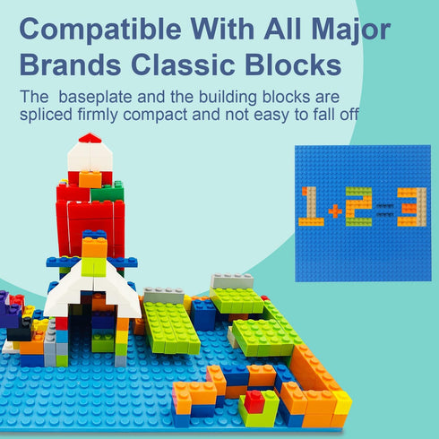 Building Bricks Compatible with Lego Classic, 300 Pieces Basic Bulk Building Blocks in Random Color and Mixed Shape