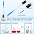 AJWXWO 13Pcs (40,30,20 oz), Glass Cleaning Kit Tube Pipe Cleaners Straw Cleaner Brush - Reusable Handles Extra Long