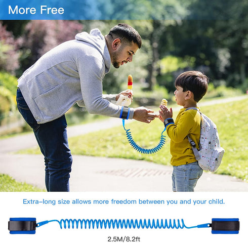 Anti Lost Wrist Link for Toddlers, Safety Toddler Leash, Children's Safety Wristband for Outdoor Family Travel