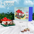 2233PCS Sets,Creative 6+ Bibilock Mushroom House Building Blocks Ideals Treehouse Building Blocks, Best Present