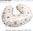 Breastfeeding,100% LAT Nursing Pillow for Cotton Removable Cover,Ergonomic Breast Feeding Pillows for Mom