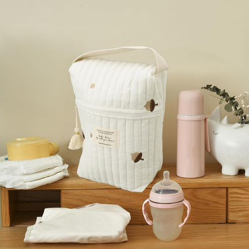 Pine Cone Travel Diaper Tote - Multifunctional Baby Bag for Essentials