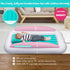 2 USHMA Inflatable Toddler Travel Bed, Portable Toddler Bed | Kids Air Mattress with Sides | Reversible Colors Kids