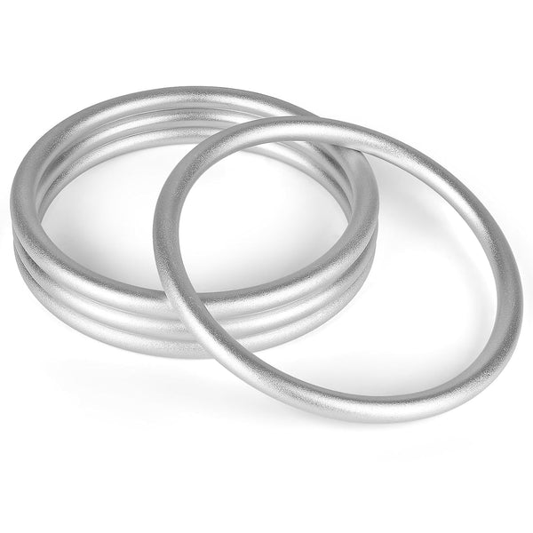 Accmor Baby Ring Sling Rings 2 Pairs, 3 in Diameter Aluminum Sling