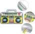meekoo Inflatable Boombox, 16.5 Inches 80s 90s Party Decorations for Rappers Hip Hop Costume