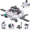 AESGOGO STEM Projects for Kids Ages 8-12, 6-in-1 Solar Robot Toys Science Kits, DIY Educational Building Space Toy