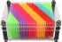 3D Pin Art Toy, Unique Metal 3D Pin Art Board Impression Toy for Kids, Size 3.75” X 5” (Rainbow, Plastic)