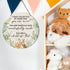 HSNBT Christian Nursery Wall Decor, Nursery Scripture Wall Decor for Newborn Baby Boy Girl Kids Bedroom Toddler Room